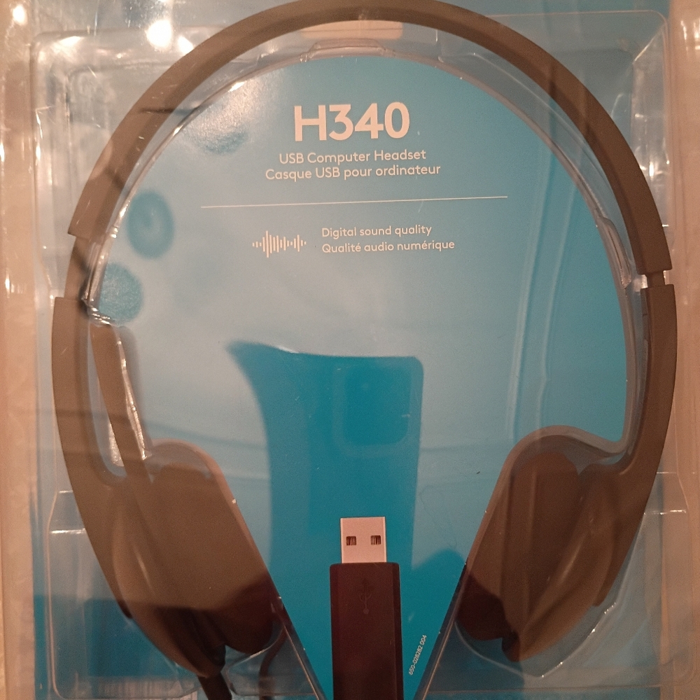 Logitech H340 USB Headset in Black